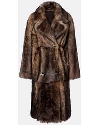 Yves Salomon - Reversible Shearling And Leather Coat - Lyst
