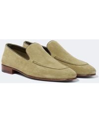 Manolo Blahnik - Truro Suede Loafers - Lyst
