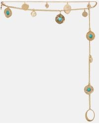 Oséree - Embellished Chain Belt - Lyst