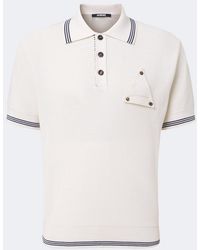 Jacquemus - Voilier Waffe-Knit Silk And Cotton Polo Shirt - Lyst