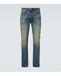 RRL - Jeans Slim Con Efecto Desgastado - Lyst