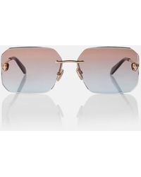 BVLGARI - Eckige Sonnenbrille Serpenti - Lyst
