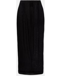 Wardrobe NYC - Sheer Midi Skirt - Lyst