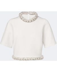 Jonathan Simkhai - Ozelle Embellished Crop Top - Lyst