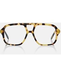 Loewe - Aviator-Style Tortoiseshell Acetate Optical Glasses - Lyst