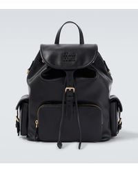 Miu Miu - Leather Backpack - Lyst