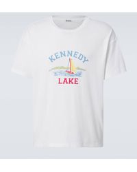 Bode - T-Shirt Kennedy Lake Con Stampa - Lyst