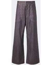 Maison Margiela - Cotton Wide-Leg Pants - Lyst