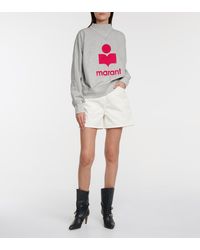 Étoile Isabel Marant Moby Cotton-blend Sweatshirt - Grey