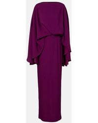 ‎Taller Marmo - Eolia Crepe Cady Maxi Dress - Lyst