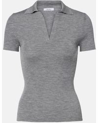 Max Mara - Albero Virgin Wool Polo Shirt - Lyst