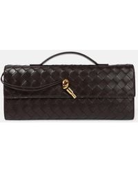 Bottega Veneta - Pouch With "Andiamo Clutch" Handle - Lyst