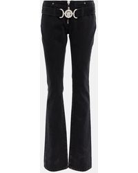 Versace - Low-Rise Flared Jeans - Lyst
