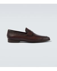 Magnanni - Diezma Ii Leather Penny Loafers - Lyst