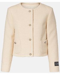 Patou - Logo Wool-Blend Boucle Jacket - Lyst