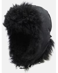 Yves Salomon - Shearling-Trimmed Down Hat - Lyst