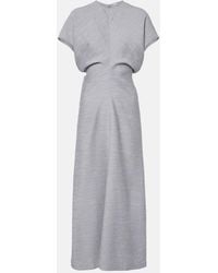 TOTEME - Vestido Largo Drapeado - Lyst