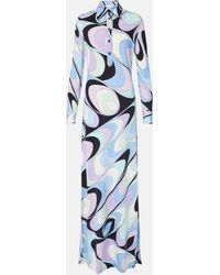 Emilio Pucci - Vivara Jersey Maxi Dress - Lyst