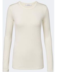 Max Mara - Virgin Wool Jersey Top - Lyst