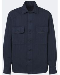 Ralph Lauren - Cotton And Linen Shirt - Lyst
