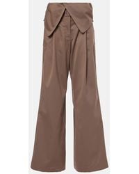 JW Anderson - Weite Hose Aus Baumwoll-Twill - Lyst