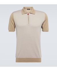 Kiton - Cotton Polo Shirt - Lyst