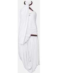 Christopher Esber - Chime Asymmetric Draped Jersey Midi Dress - Lyst