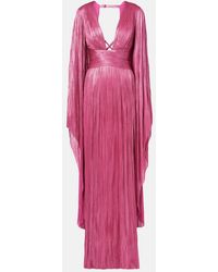 Maria Lucia Hohan - Crystal Caped Silk Gown - Lyst