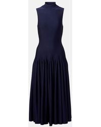Alaïa - Godet Midi Dress - Lyst