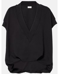 Dries Van Noten - Cotton Sweater Vest - Lyst