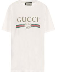 Gucci Logo Cotton T-shirt - Multicolor