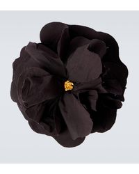 Dolce & Gabbana - Floral Poplin Brooch - Lyst
