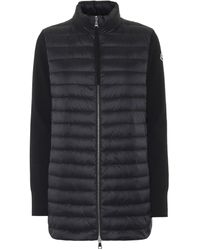 Moncler Cardigan matelassé - Noir