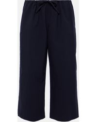 The Row - Pantalon ample Jubin raccourci en coton - Lyst