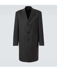 Canali - Wool Overcoat - Lyst