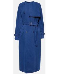 Max Mara - Calao Cotton Canvas Trench Coat - Lyst