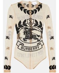 Burberry - Eloise Printed Bodysuit - Lyst