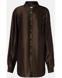 KHAITE - Auryn Twill Shirt - Lyst