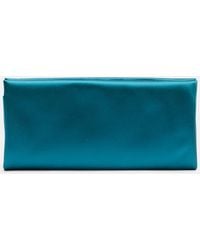Saint Laurent - Evening Cassandre Satin Clutch - Lyst