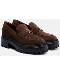 Hogan - Plateau-Loafers H700 Aus Leder - Lyst