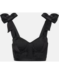 Poupette - Carla Halterneck Crop Top - Lyst