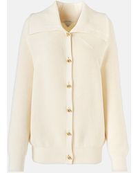 Bottega Veneta - Knot Ribbed-Knit Cotton Cardigan - Lyst