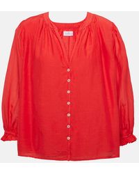 Velvet - Mel Cotton And Silk Shirt - Lyst