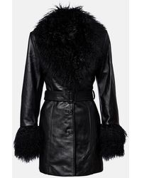 Nili Lotan - Sefa Belted Leather Jacket - Lyst