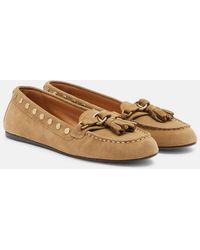 Isabel Marant - Faxel Studded Suede Loafers - Lyst
