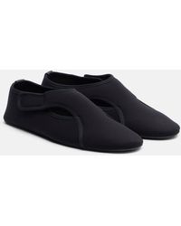 Alaïa - Flex Leather-Trimmed Ballet Flats - Lyst
