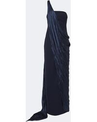 Marmar Halim - Embellished Bustier Gown And Cape Set - Lyst