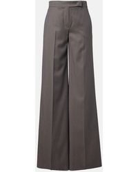 Max Mara - Serio Virgin Wool Wide-Leg Pants - Lyst
