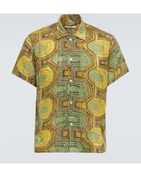 Bode - Camicia Disco Tinsel Con Stampa - Lyst