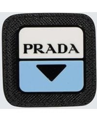Prada - Patch Mit Leder - Lyst